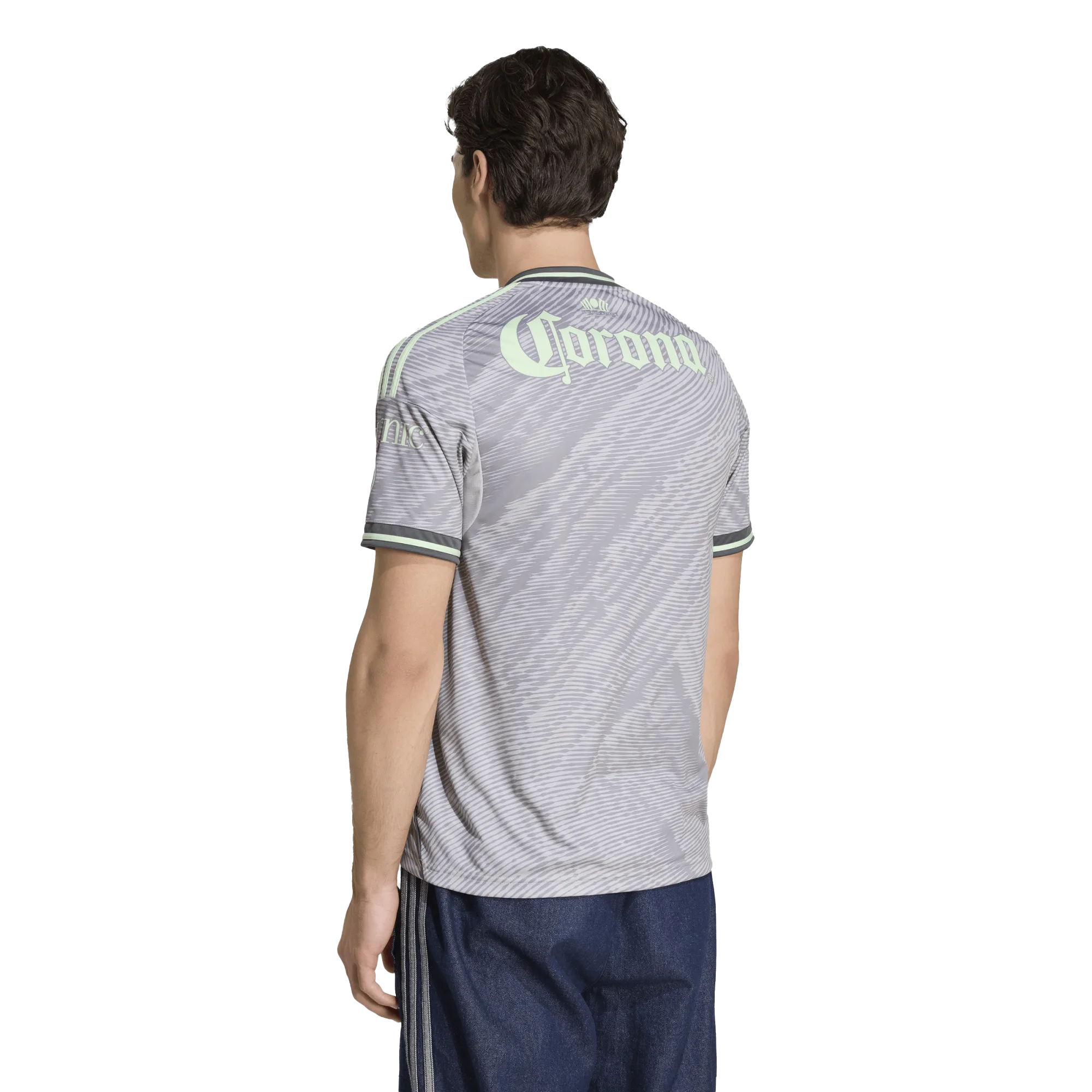 adidas Men's Club America Third Stadium Jersey 25/26 w/ Liga MX Patch (Grey)