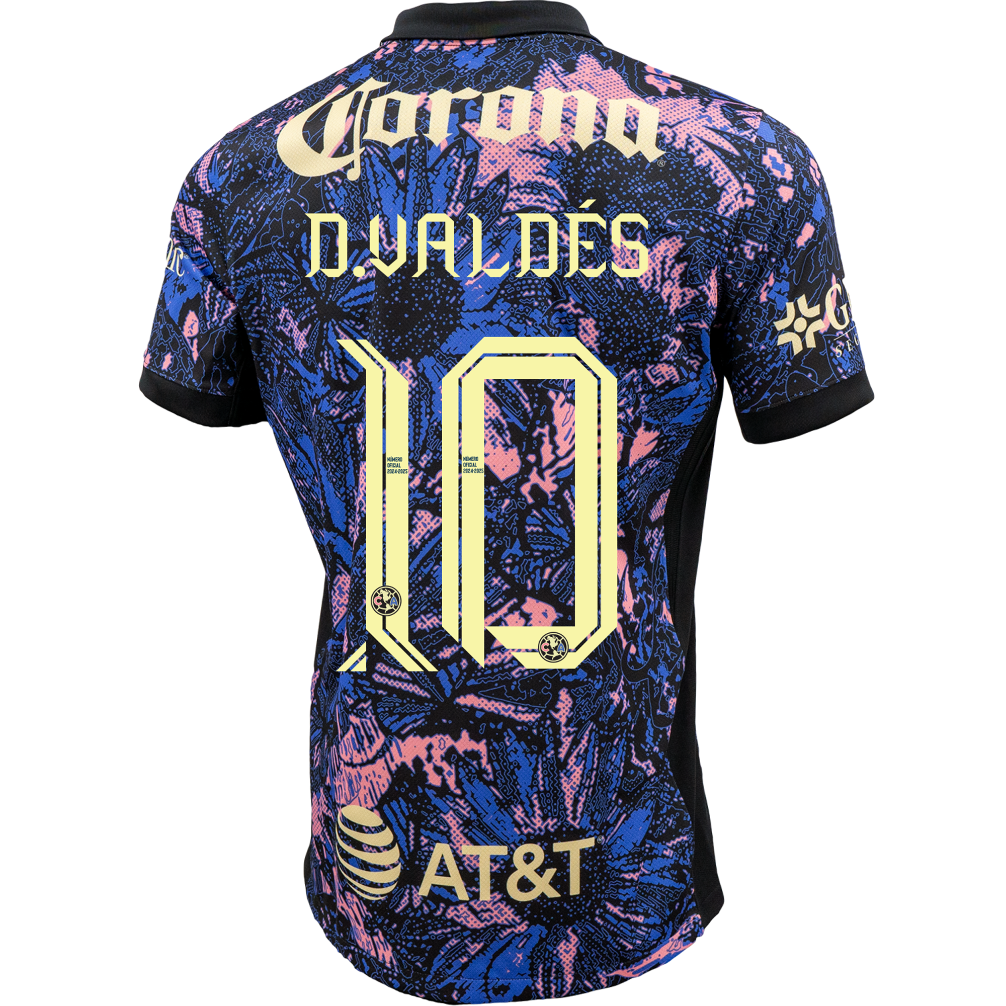 Nike Club America Diego Valdés Third Jersey 24/25 (Medium Blue/Black/Lemon Chiffon)