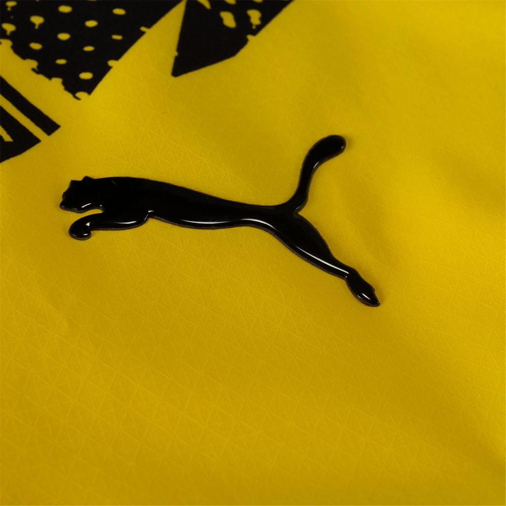 Puma BVB Dortmund Authentic Home Jersey w/ Bundesliga Patch 25/26 (Faster Yellow/Puma Black)