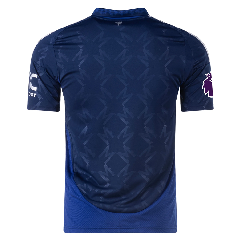 adidas Manchester United Away Jersey w/ EPL Patch 24/25 (Night Indigo)