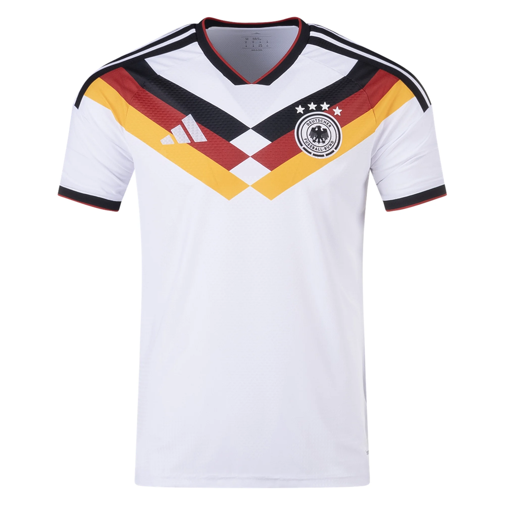 adidas Men's Germany Authentic Home World Cup Jersey 2026 (White/Black)