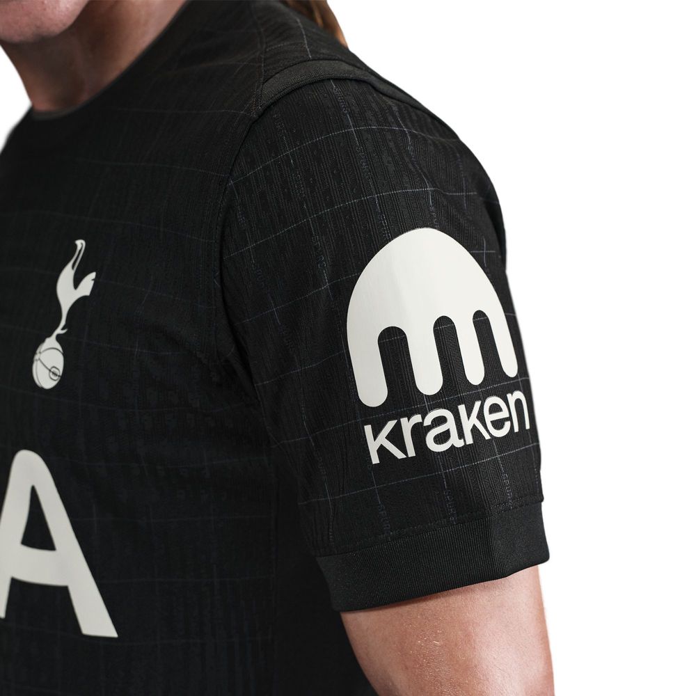 Nike Richarlison Tottenham Hotspur Authentic Away Jersey 25/26 w/ EPL Patch (Black/Iron)