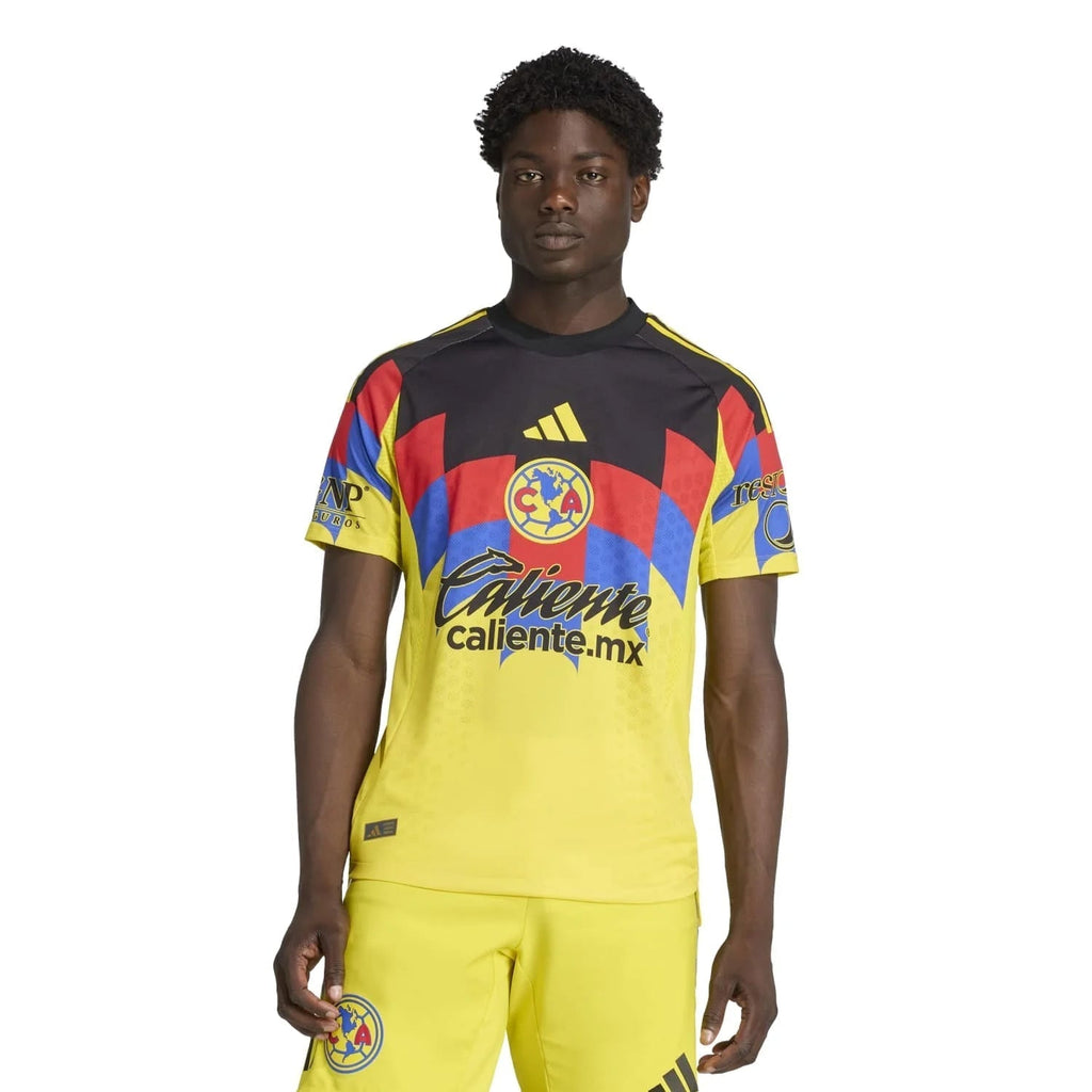 adidas Davila Men's Club America 25/26 Authentic Home Jersey (Yellow)