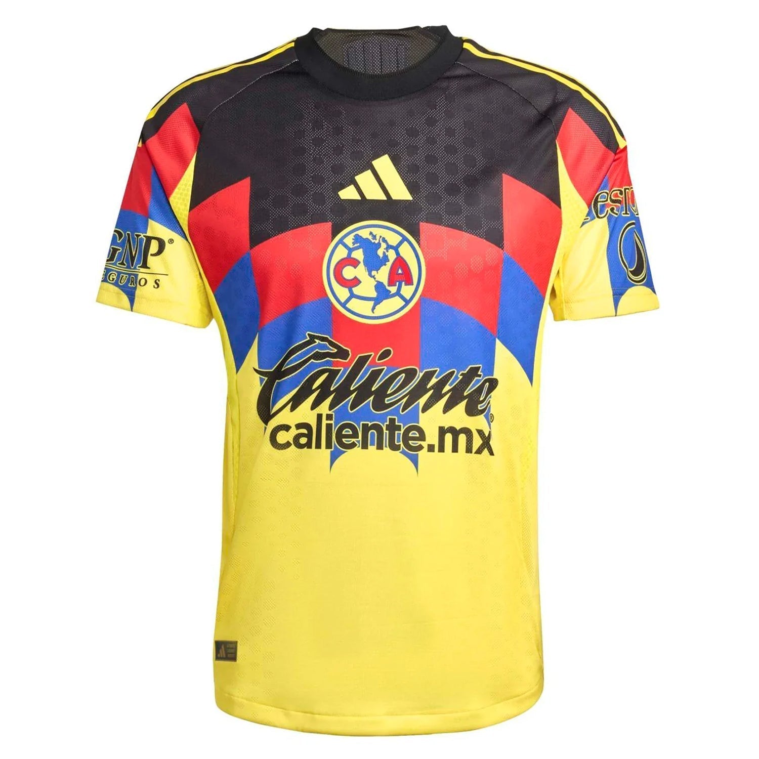 adidas Davila Men's Club America 25/26 Authentic Home Jersey (Yellow)