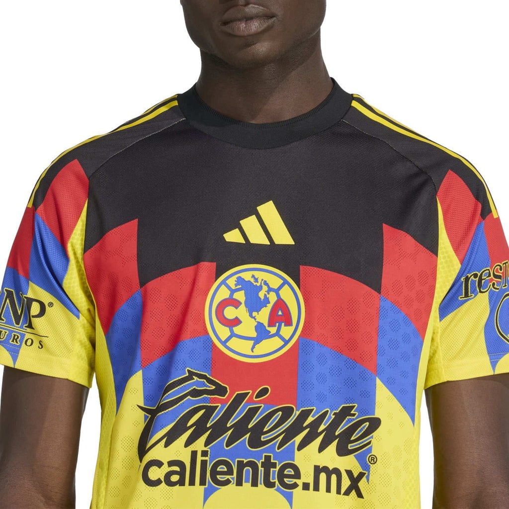 adidas Davila Men's Club America 25/26 Authentic Home Jersey (Yellow)