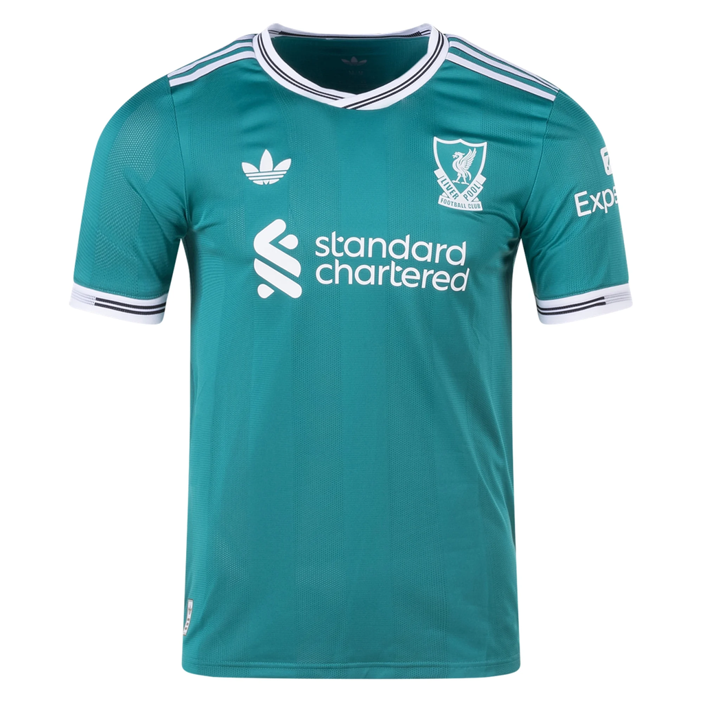 adidas Liverpool FC Authentic Third Jersey 25/26 (Sea Green)