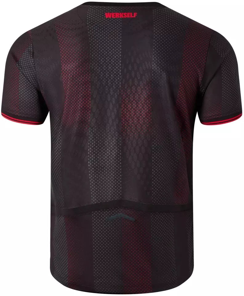 New Balance Men's Bayer Leverkusen 25/26 Authentic Elite Home Jersey (Black/Red)