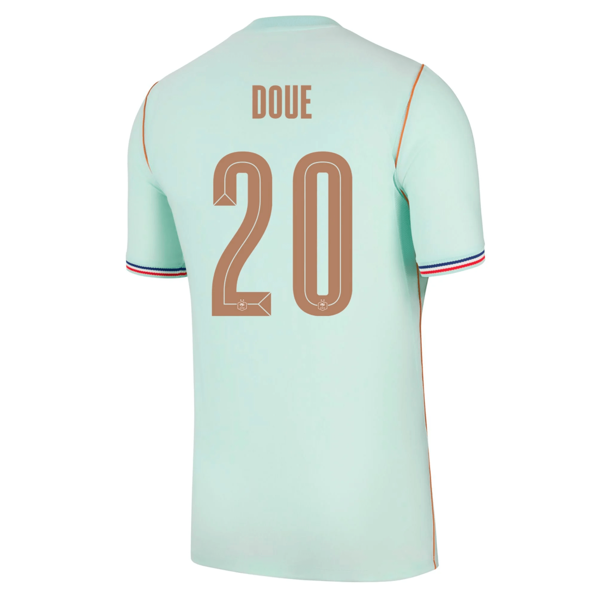 Nike France Désiré Doué Away Jersey 2026 (Igloo/Monarch)