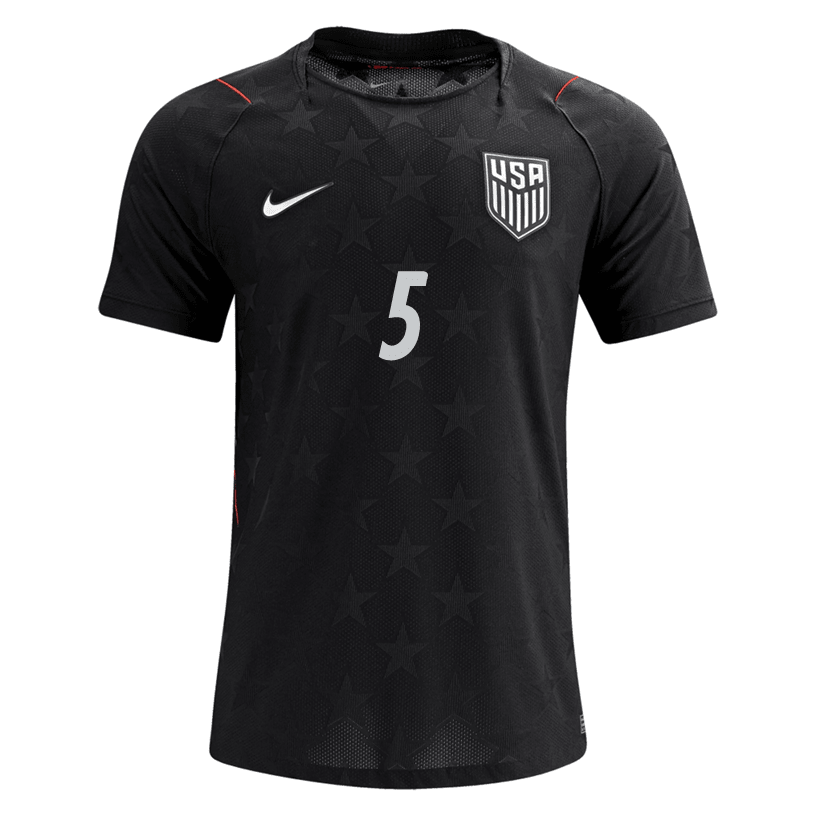 Nike Men's A. Robinson United States Match Authentic Away Jersey 2026 (Dark Obsidian/Pure Platinum)