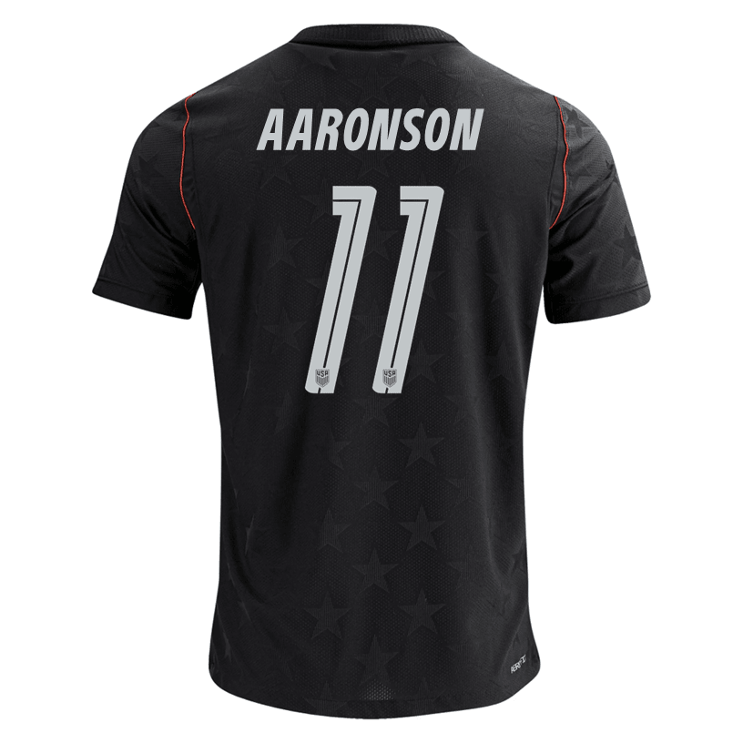 Nike Men's Aaronson United States Match Authentic Away Jersey 2026 (Dark Obsidian/Pure Platinum)