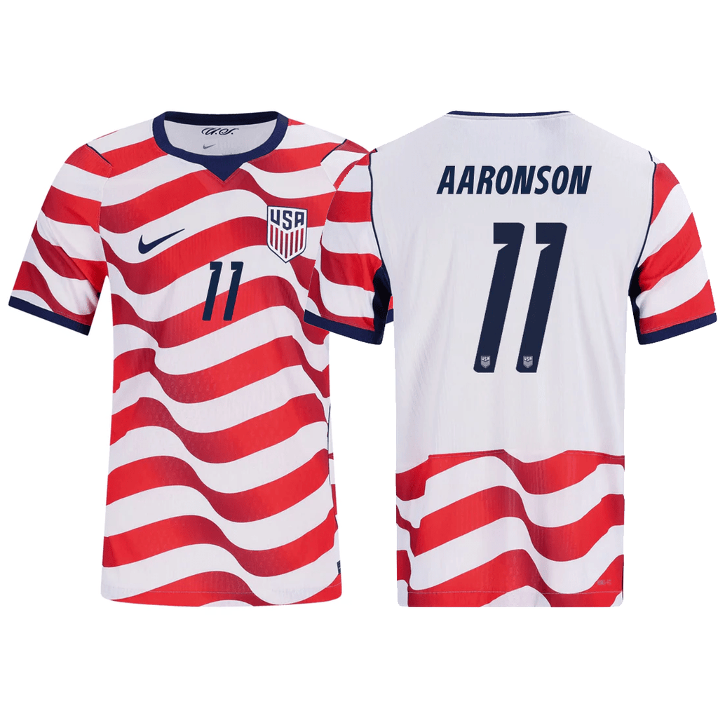 Nike Mens Aaronson United States Match Authentic Home Jersey 2026 (Sail/Midnight Navy)