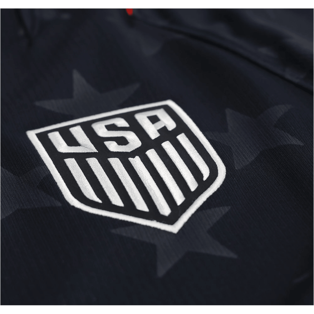 Nike Mens Adams United States Away Stadium Jersey 2026 (Dark Obsidian/Pure Platinum)