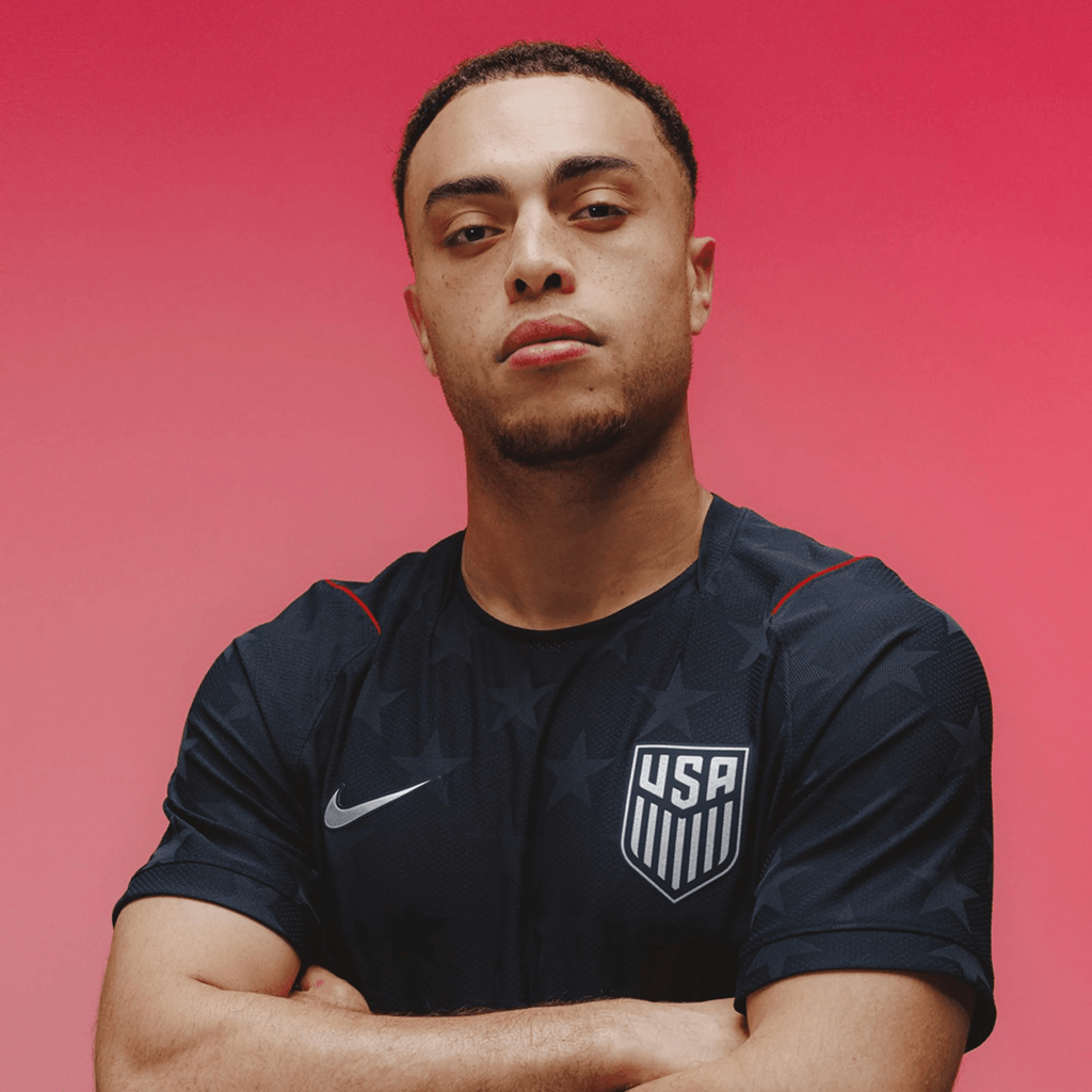 Nike Men's Turner United States Match Authentic Away Jersey 2026 (Dark Obsidian/Pure Platinum)