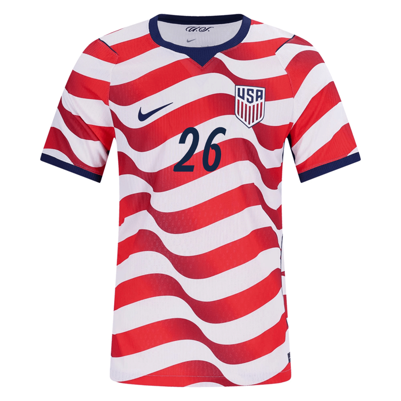 Nike Mens Agyemang United States Match Authentic Home Jersey 2026 (Sail/Midnight Navy)