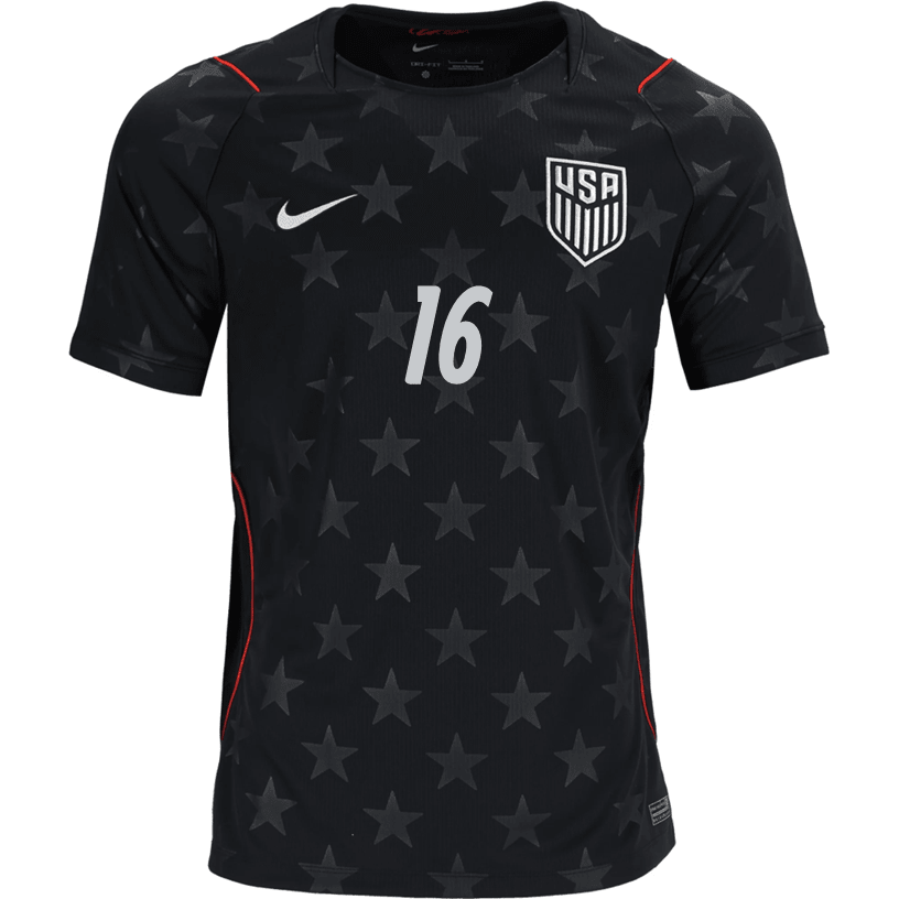 Nike Mens Cardoso United States Away Stadium Jersey 2026 (Dark Obsidian/Pure Platinum)