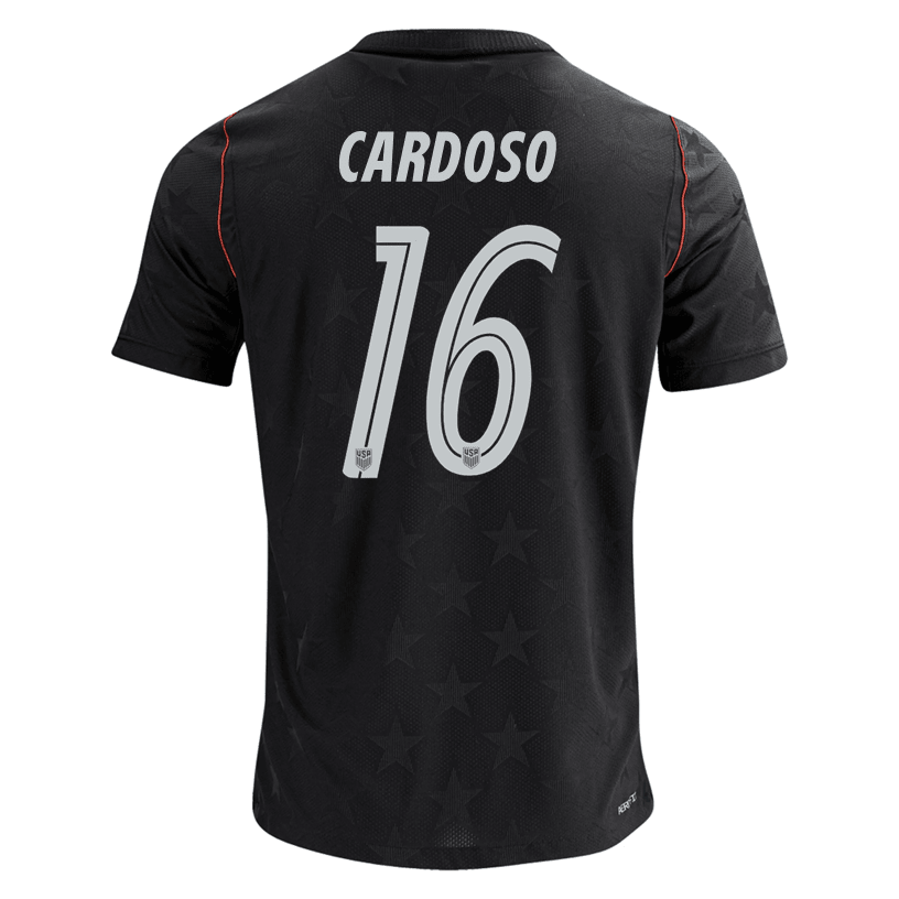 Nike Men's Cardoso United States Match Authentic Away Jersey 2026 (Dark Obsidian/Pure Platinum)