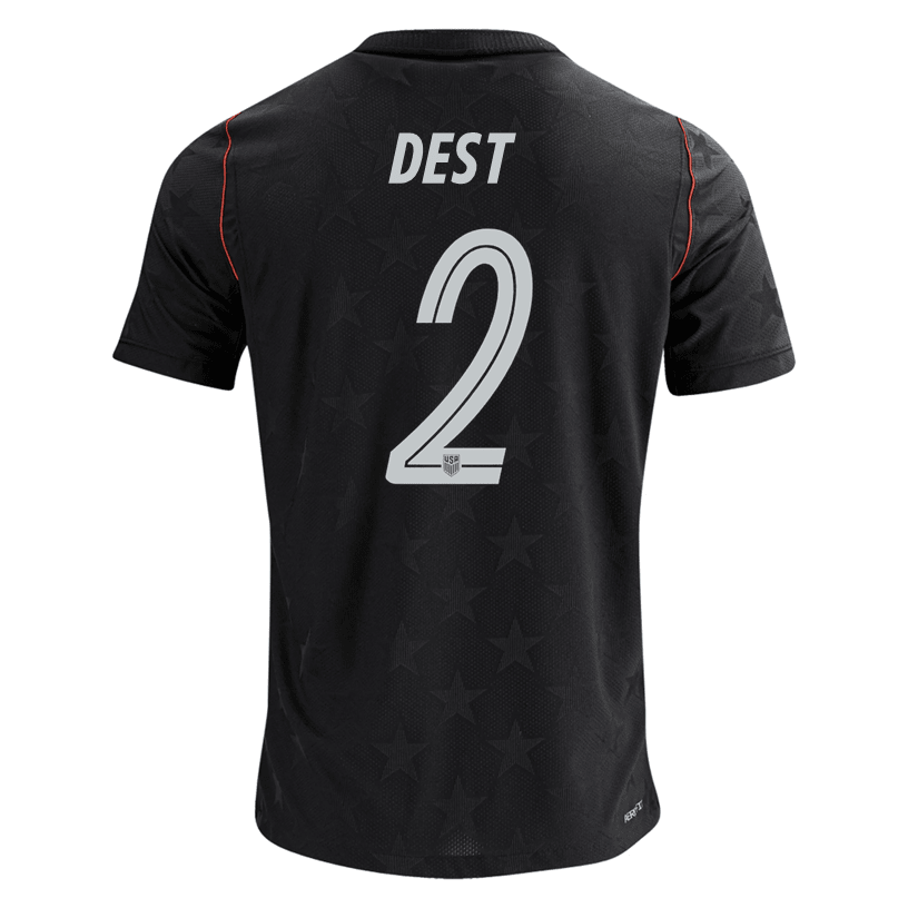 Nike Men's Dest United States Match Authentic Away Jersey 2026 (Dark Obsidian/Pure Platinum)