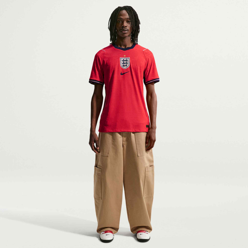 Nike Men's England 2026 Match Authentic Aero-FIT Away Jersey (Speed Red/Obsidian)