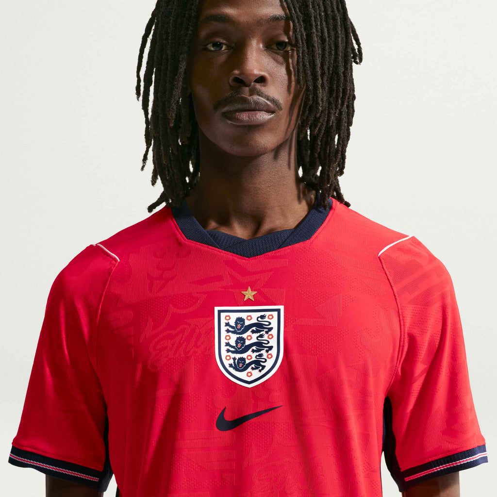 Nike Men's England 2026 Match Authentic Aero-FIT Away Jersey (Speed Red/Obsidian)