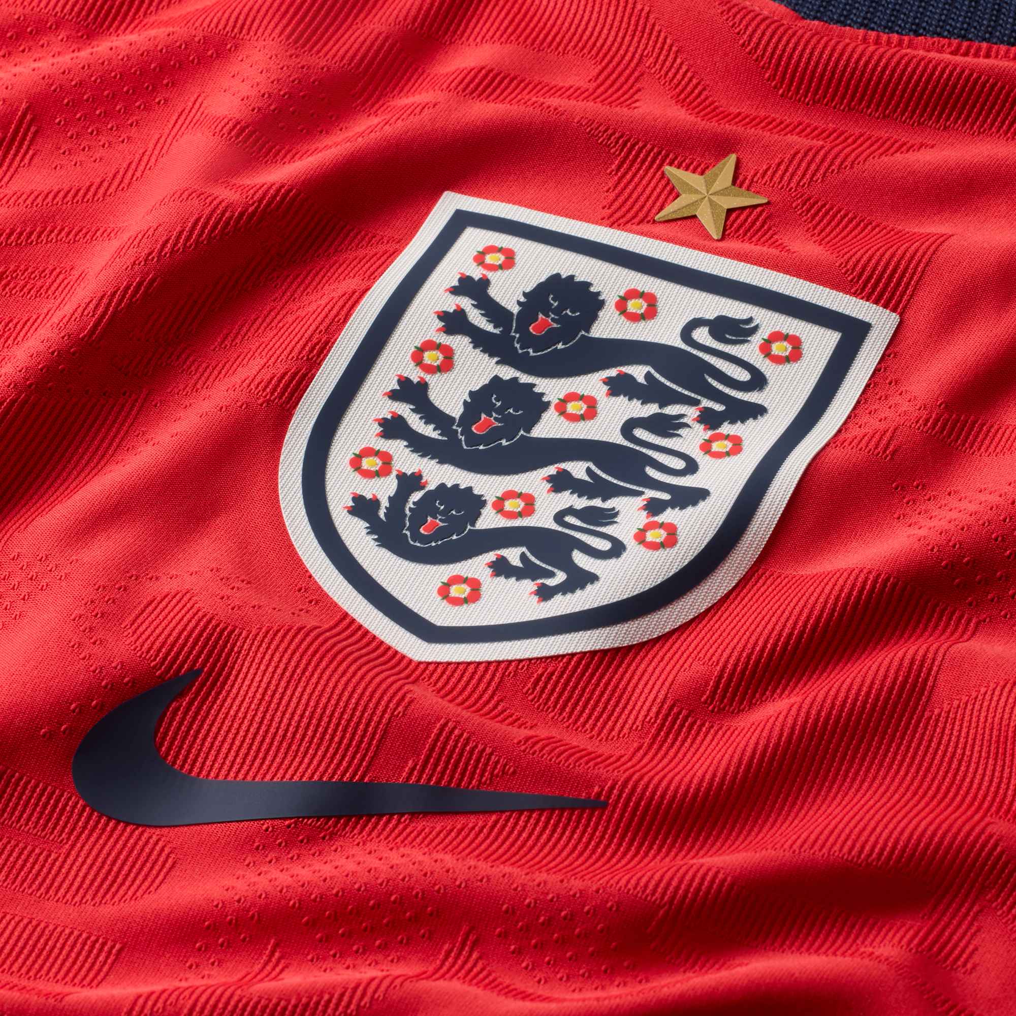 Nike Men's England 2026 Match Authentic Aero-FIT Away Jersey (Speed Red/Obsidian)