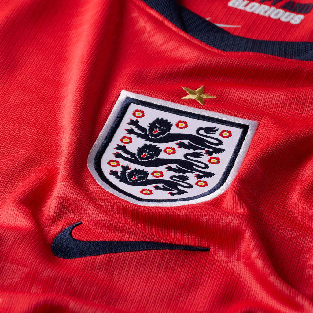 Nike Men's England Away Stadium Jersey 2026 (Speed Red/Obsidian)