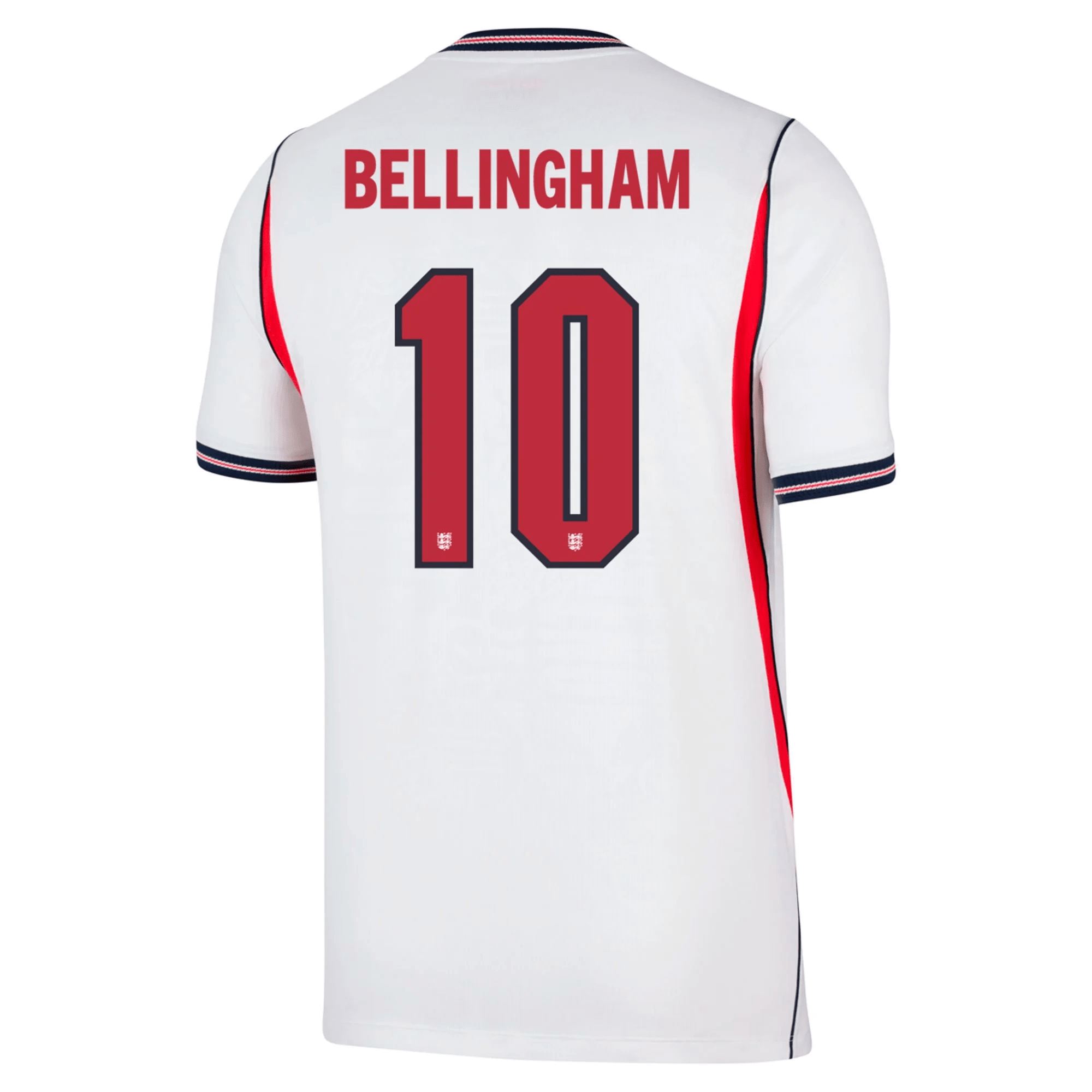 Nike Men's England Jude Bellingham Home Stadium Jersey 2026 (White/Obsidian)