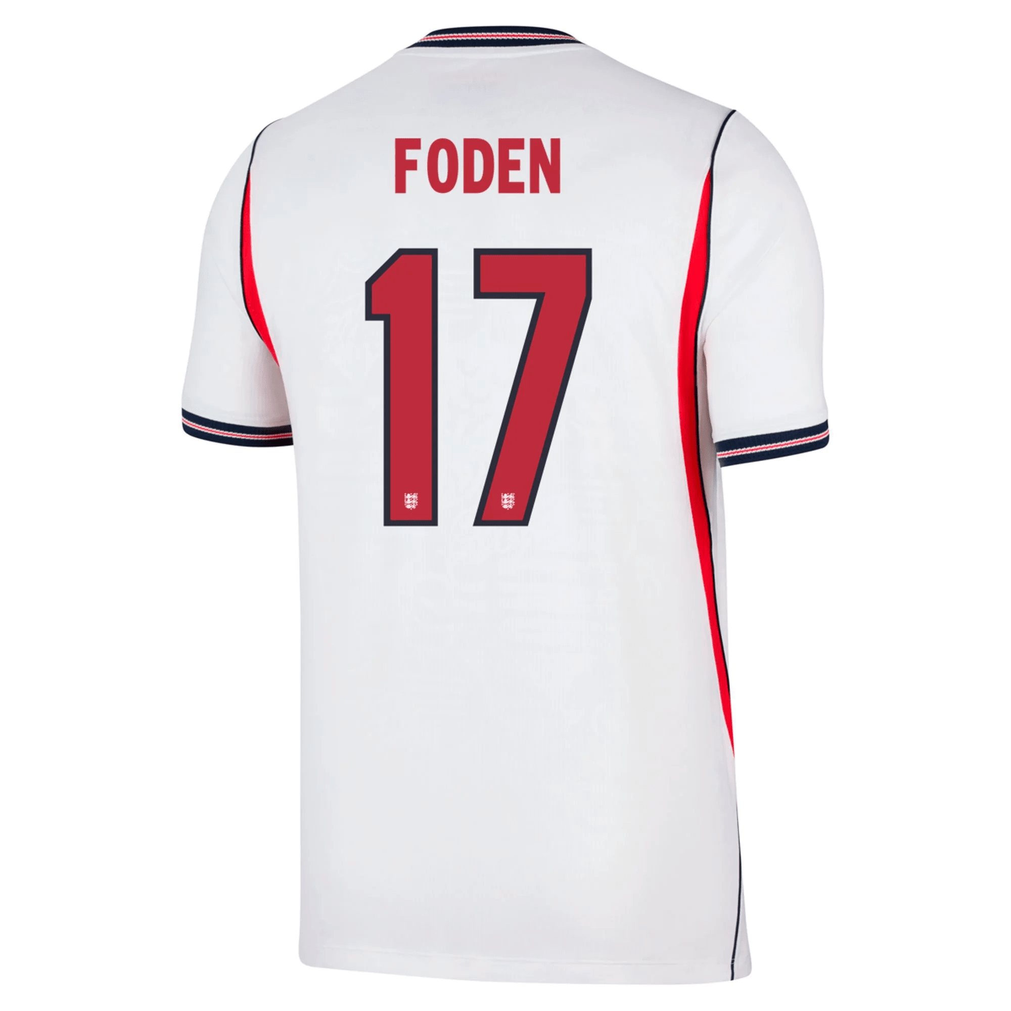 Nike Men's England Phil Foden Home Stadium Jersey 2026 (White/Obsidian)