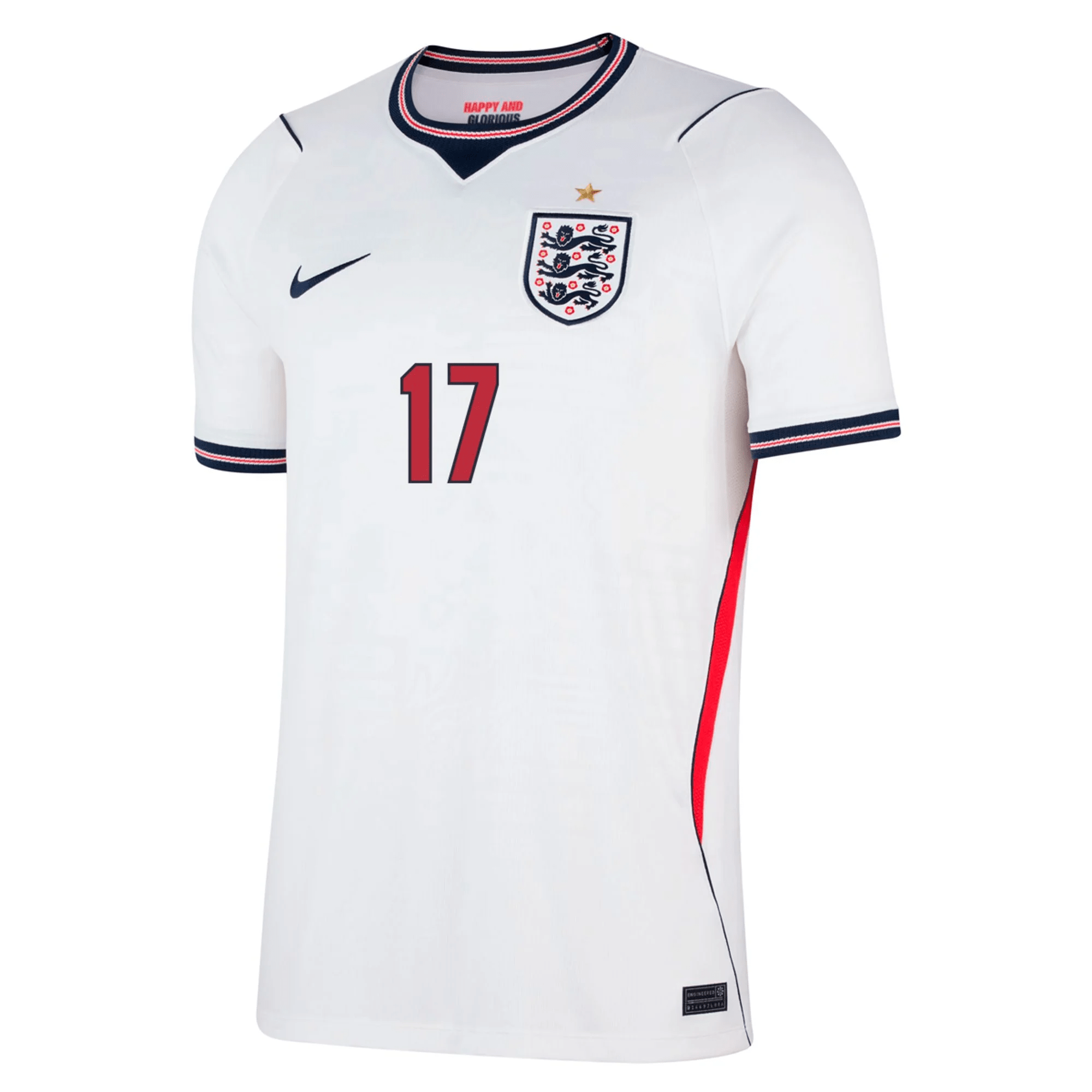 Nike Men's England Phil Foden Home Stadium Jersey 2026 (White/Obsidian)