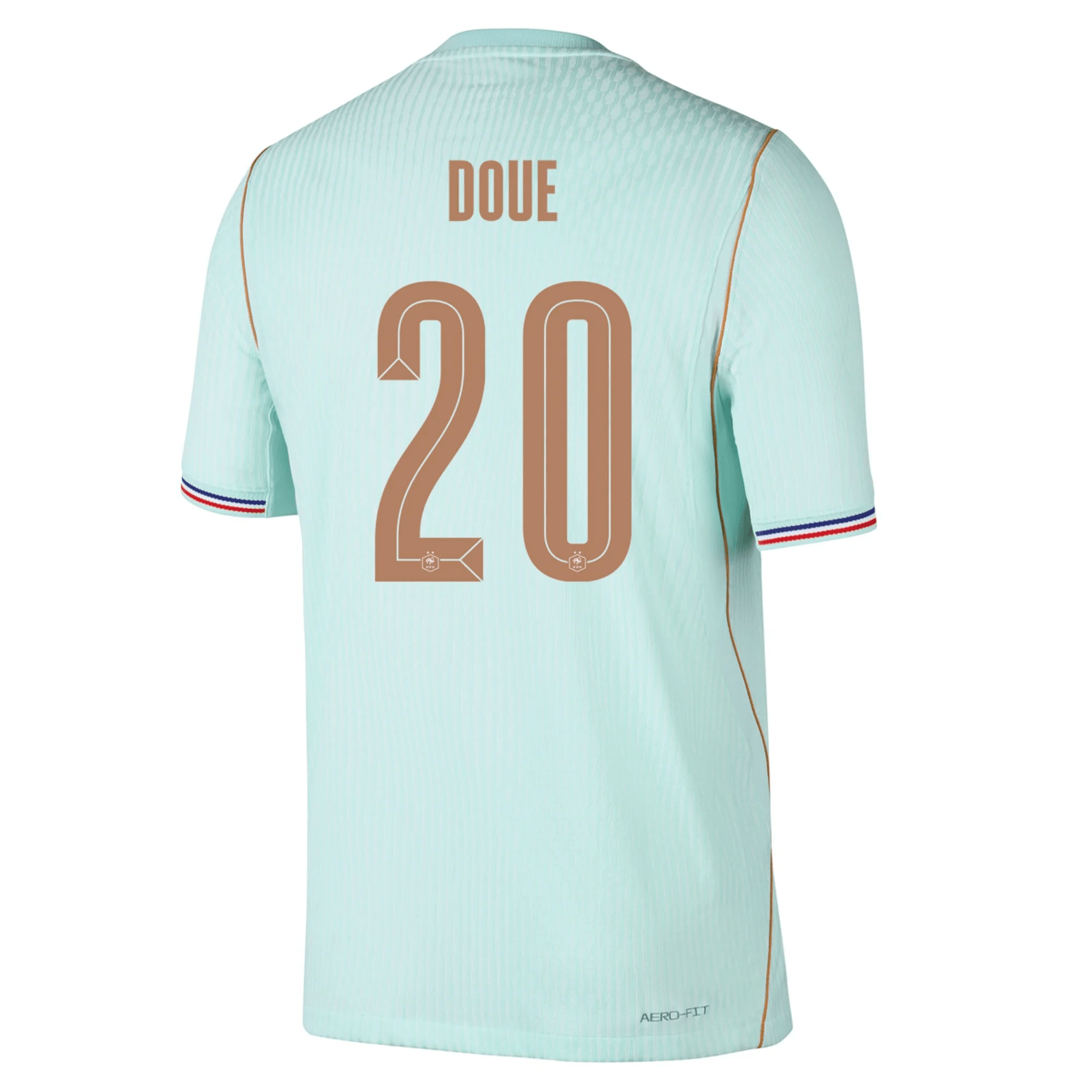 Nike Men's France Désiré Doué Match Authentic Away Jersey 2026 (Igloo/Monarch)