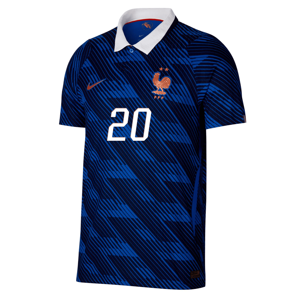 Nike Mens France Désiré Doué Match Authentic Home Jersey 2026 (Game Royal/Metallic Gold)