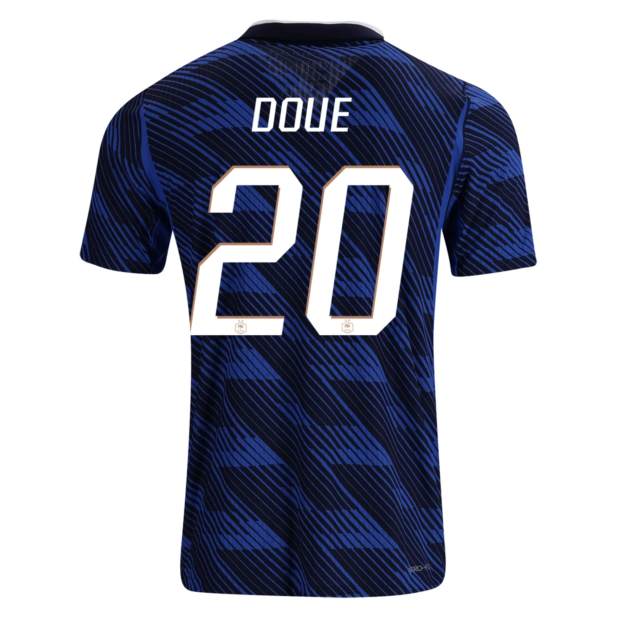Nike Mens France Désiré Doué Match Authentic Home Jersey 2026 (Game Royal/Metallic Gold)