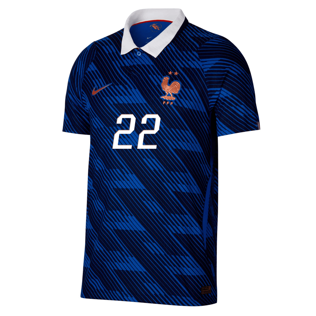 Nike Mens France Hugo Ekitike Match Authentic Home Jersey 2026 (Game Royal/Metallic Gold)