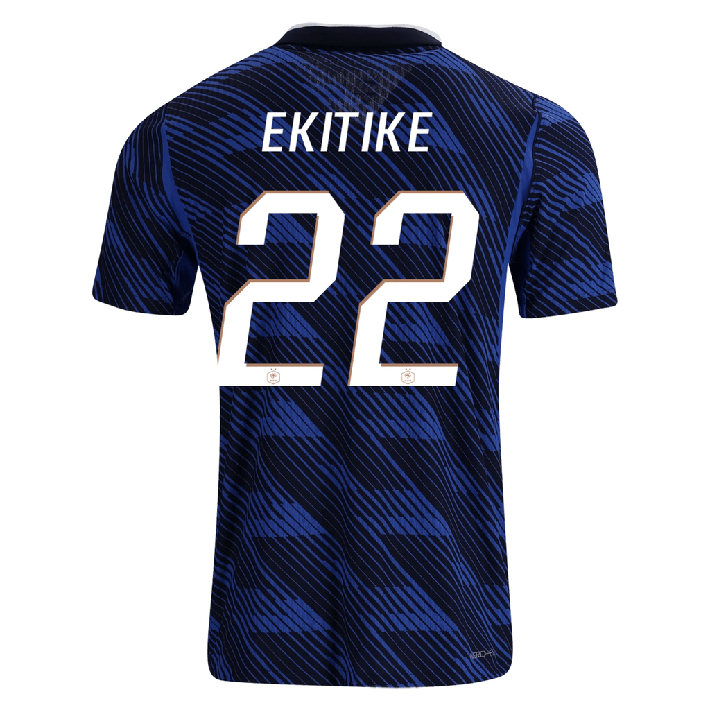 Nike Mens France Hugo Ekitike Match Authentic Home Jersey 2026 (Game Royal/Metallic Gold)
