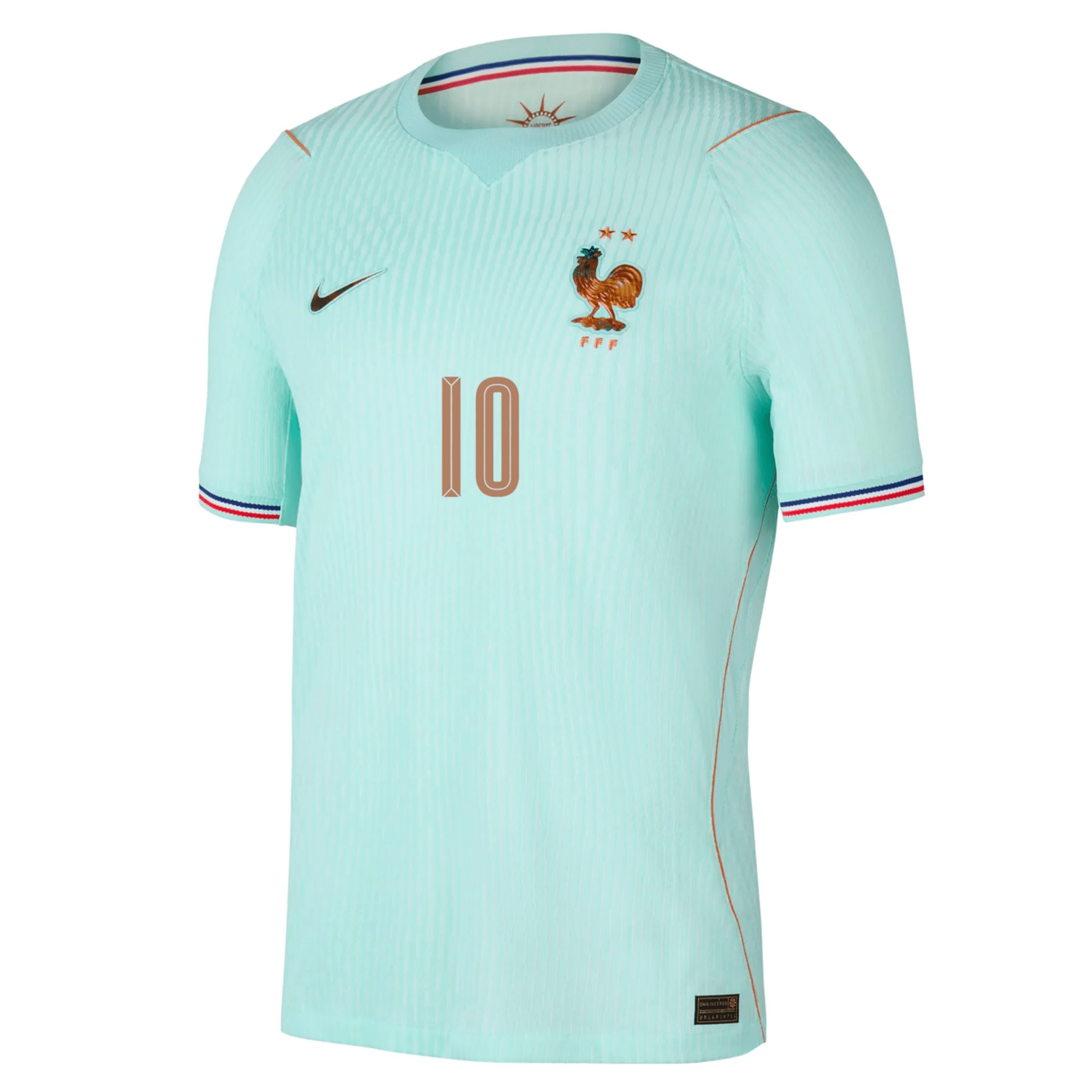 Nike Men's France Kylian Mbappe Match Authentic Away Jersey 2026 (Igloo/Monarch)