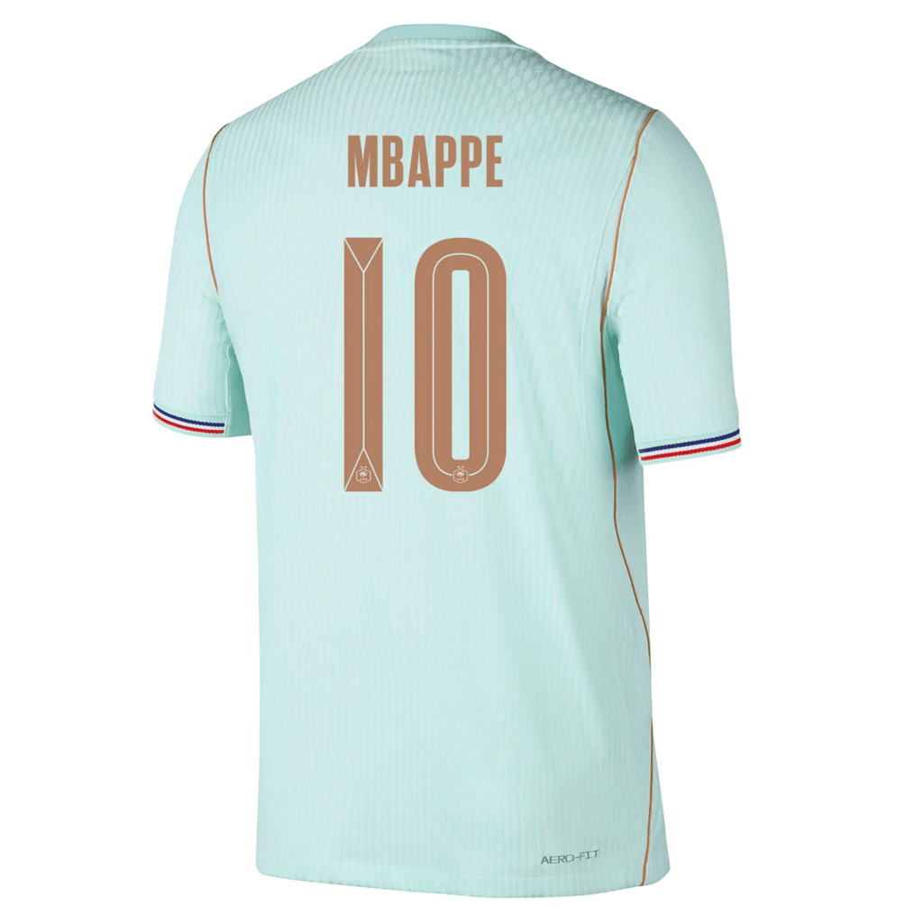 Nike Men's France Kylian Mbappe Match Authentic Away Jersey 2026 (Igloo/Monarch)