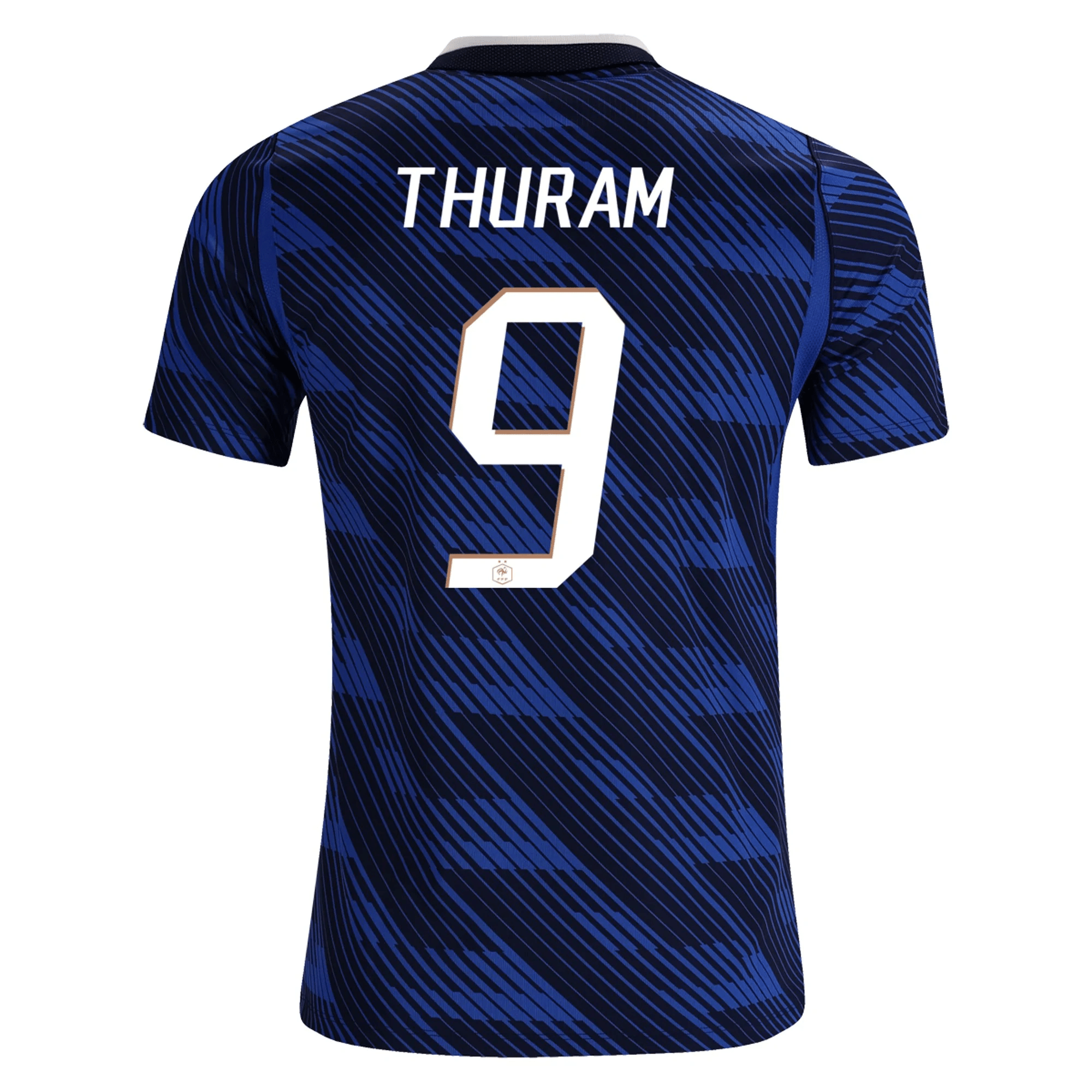 Nike Men's France Marcus Thuram Home Stadium Jersey 2026 (Game Royal/Metallic Copper)