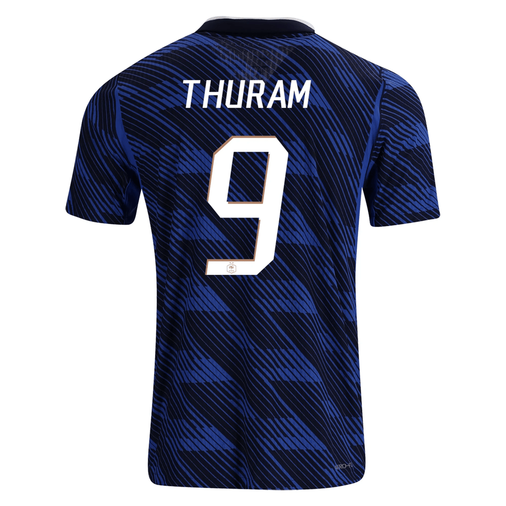 Nike Mens France Marcus Thuram Match Authentic Home Jersey 2026 (Game Royal/Metallic Gold)