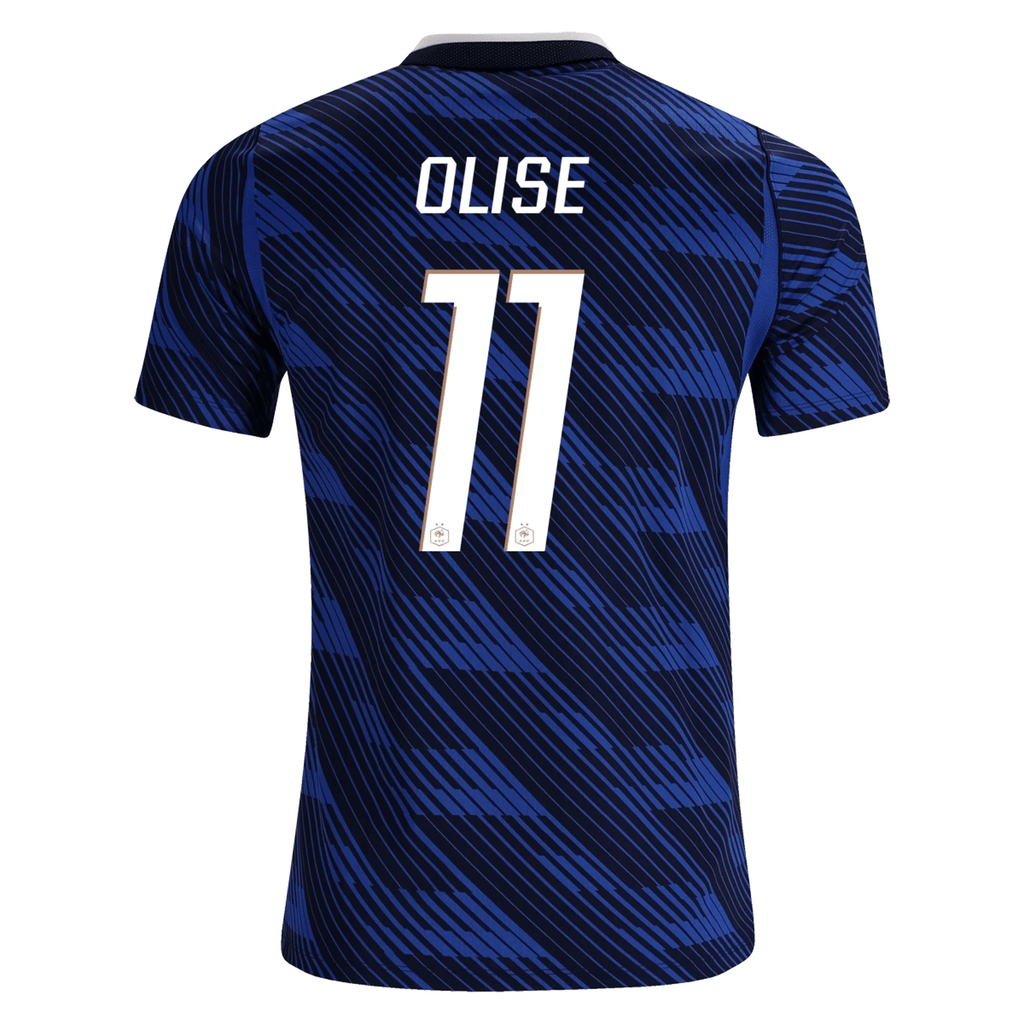 Nike Men's France Michael Olise Home Stadium Jersey 2026 (Game Royal/Metallic Copper)
