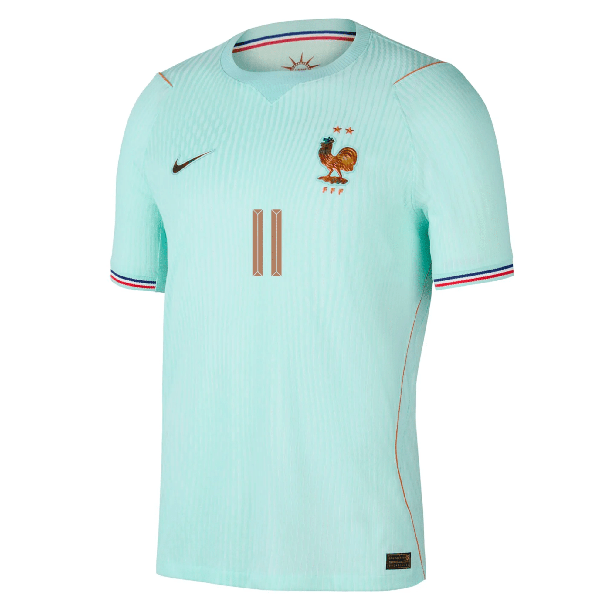Nike Men's France Michael Olise Match Authentic Away Jersey 2026 (Igloo/Monarch)