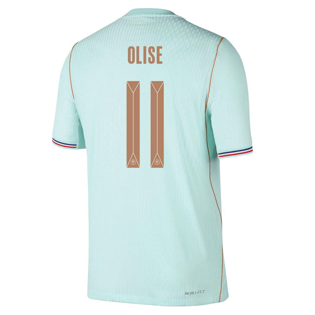 Nike Men's France Michael Olise Match Authentic Away Jersey 2026 (Igloo/Monarch)