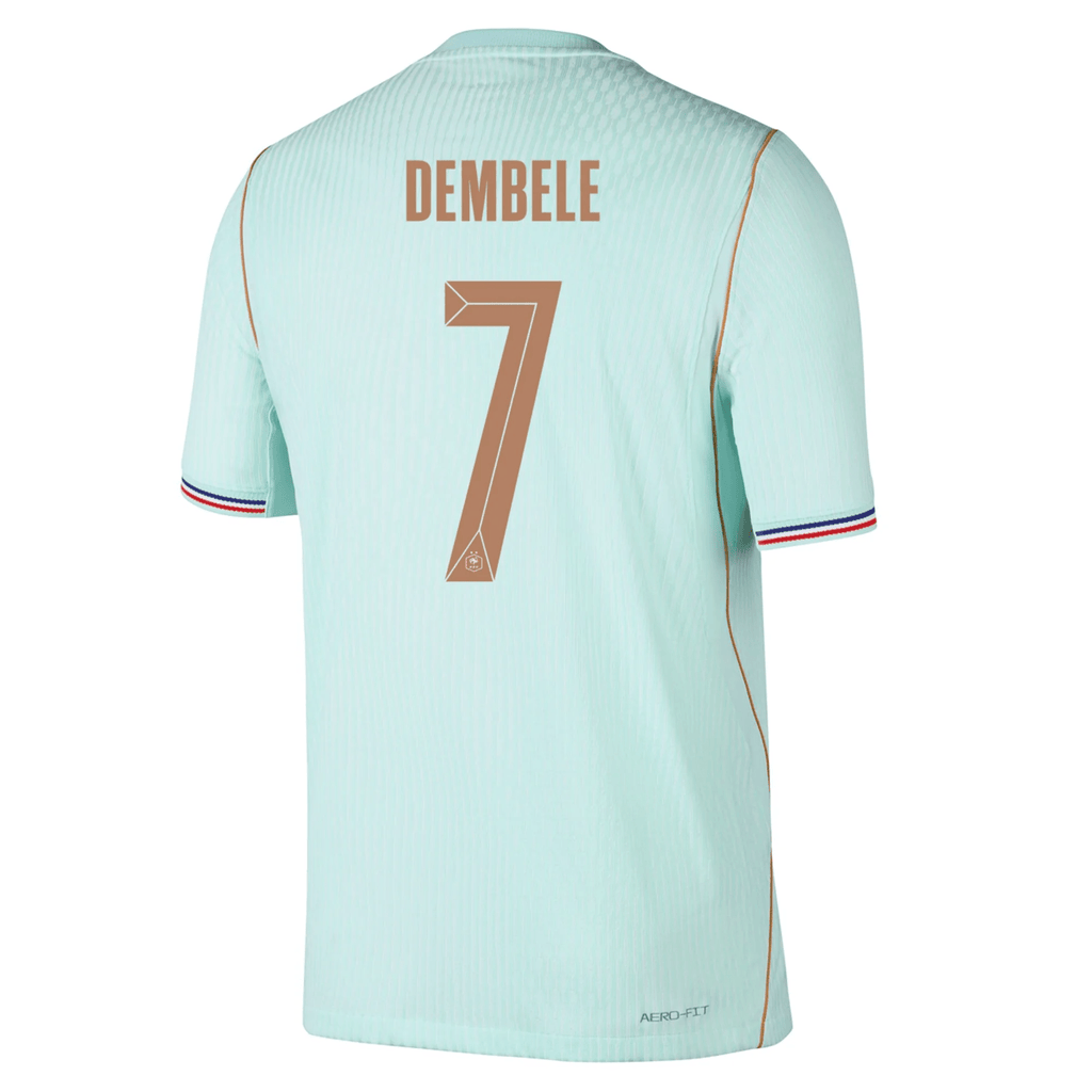 Nike Men's France Ousmane Dembele Match Authentic Away Jersey 2026 (Igloo/Monarch)