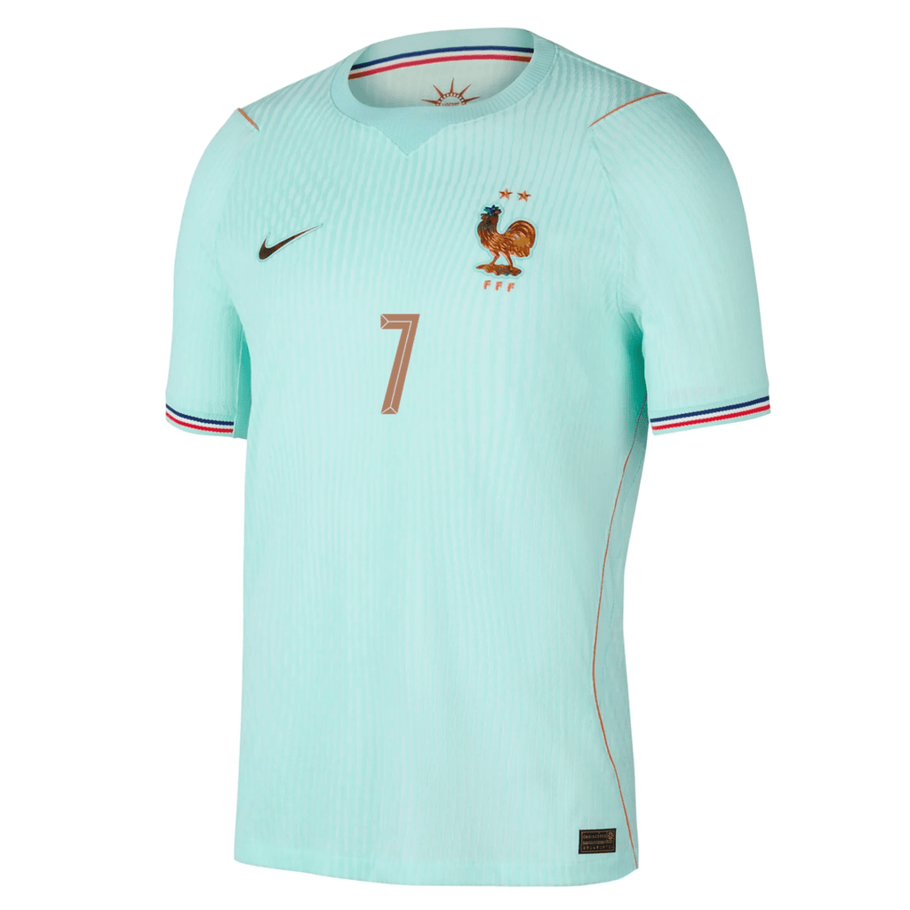 Nike Men's France Ousmane Dembele Match Authentic Away Jersey 2026 (Igloo/Monarch)