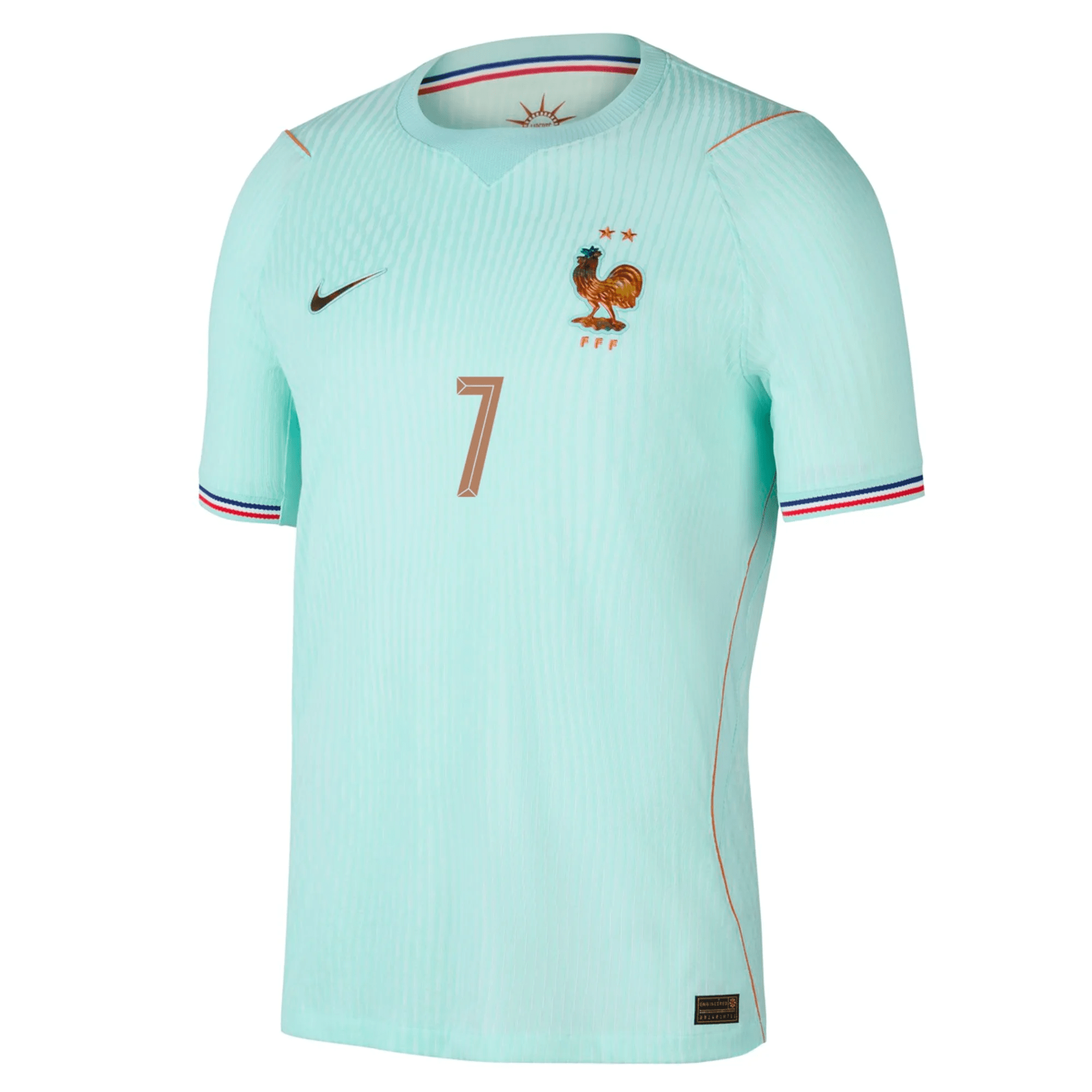 Nike Men's France Ousmane Dembele Match Authentic Away Jersey 2026 (Igloo/Monarch)