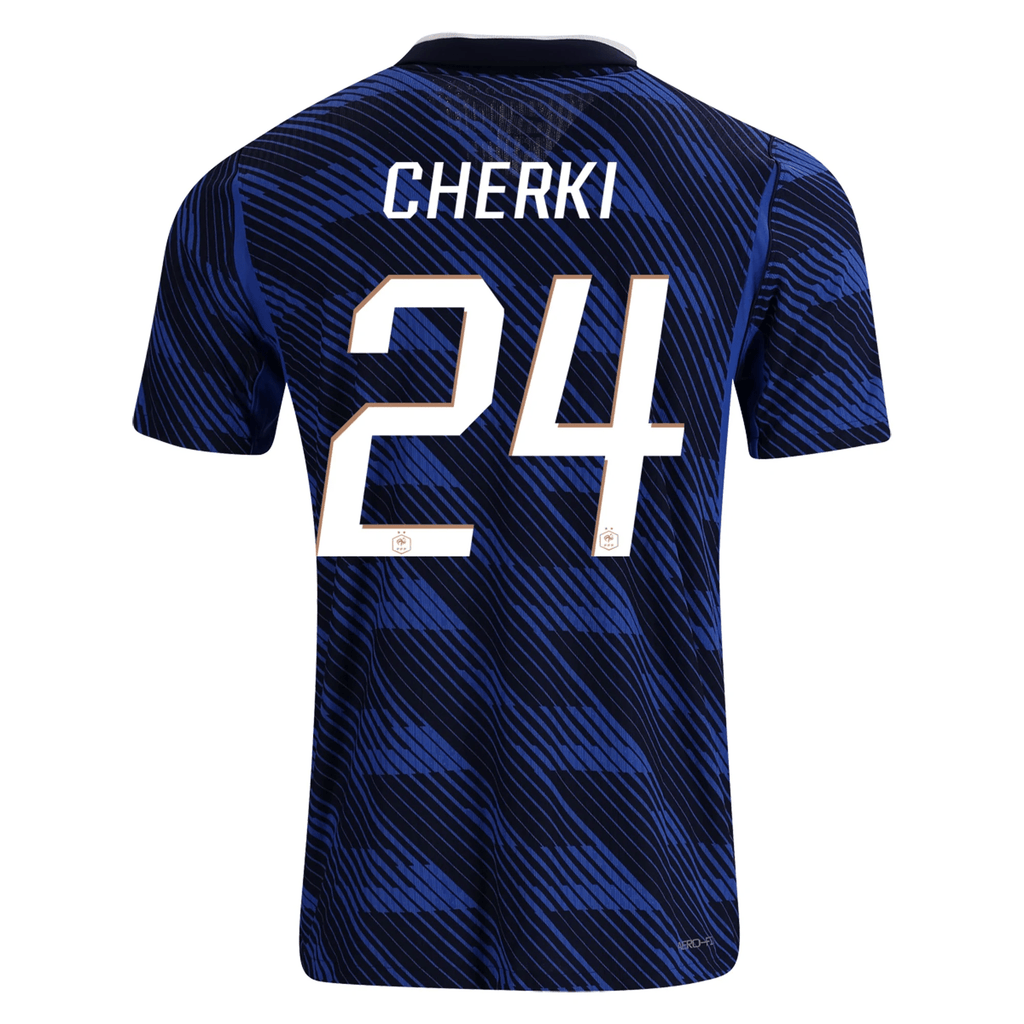 Nike Mens France Rayan Cherki Match Authentic Home Jersey 2026 (Game Royal/Metallic Gold)