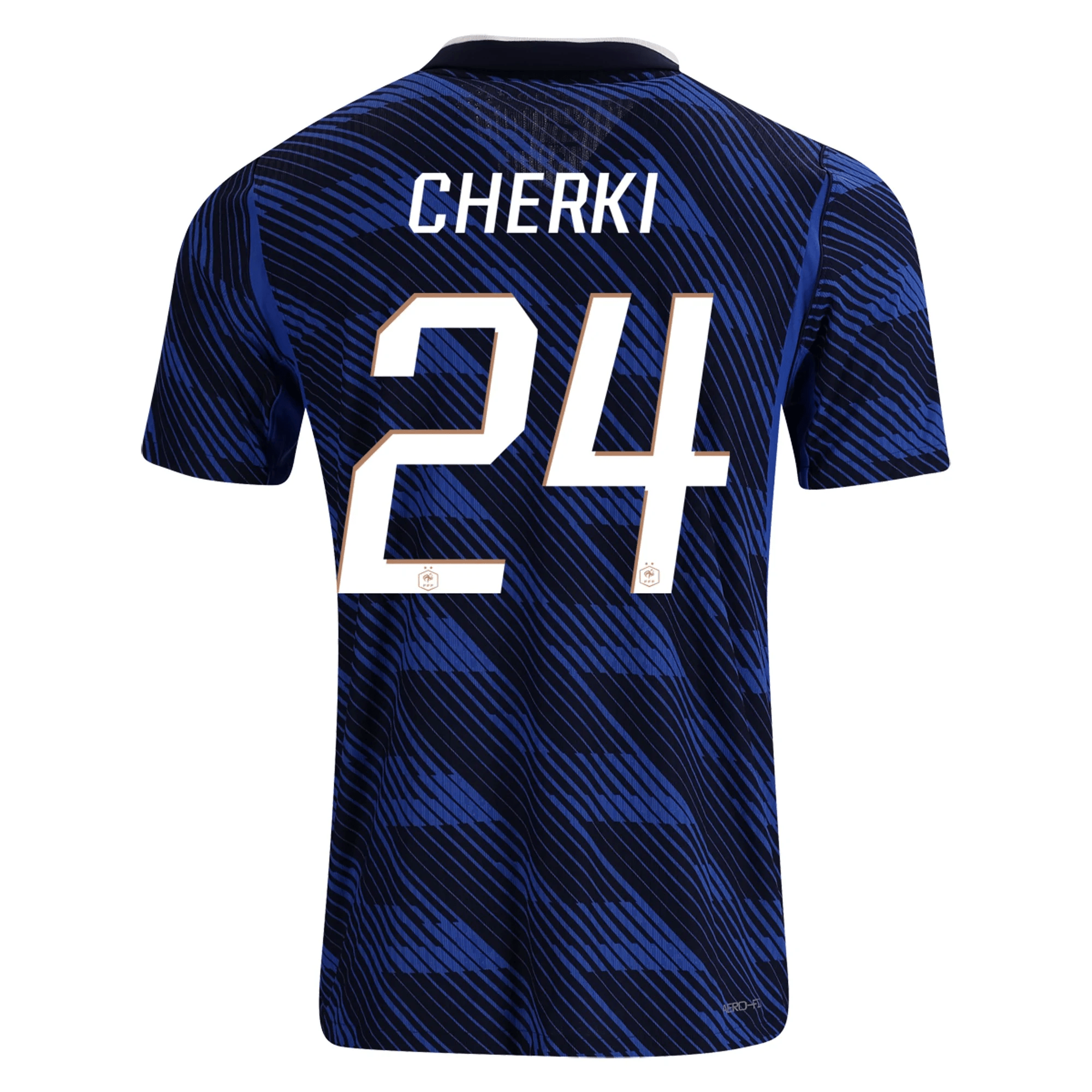 Nike Mens France Rayan Cherki Match Authentic Home Jersey 2026 (Game Royal/Metallic Gold)