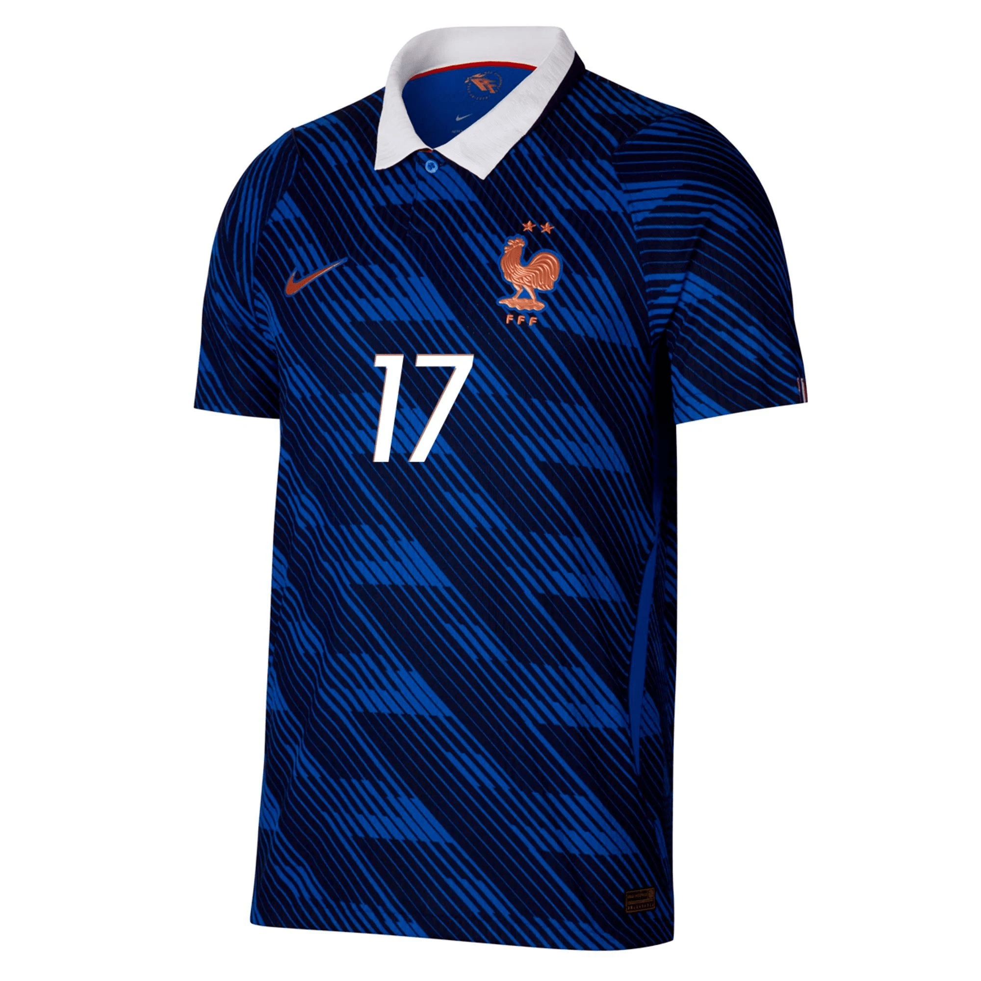 Nike Mens France William Saliba Match Authentic Home Jersey 2026 (Game Royal/Metallic Gold)