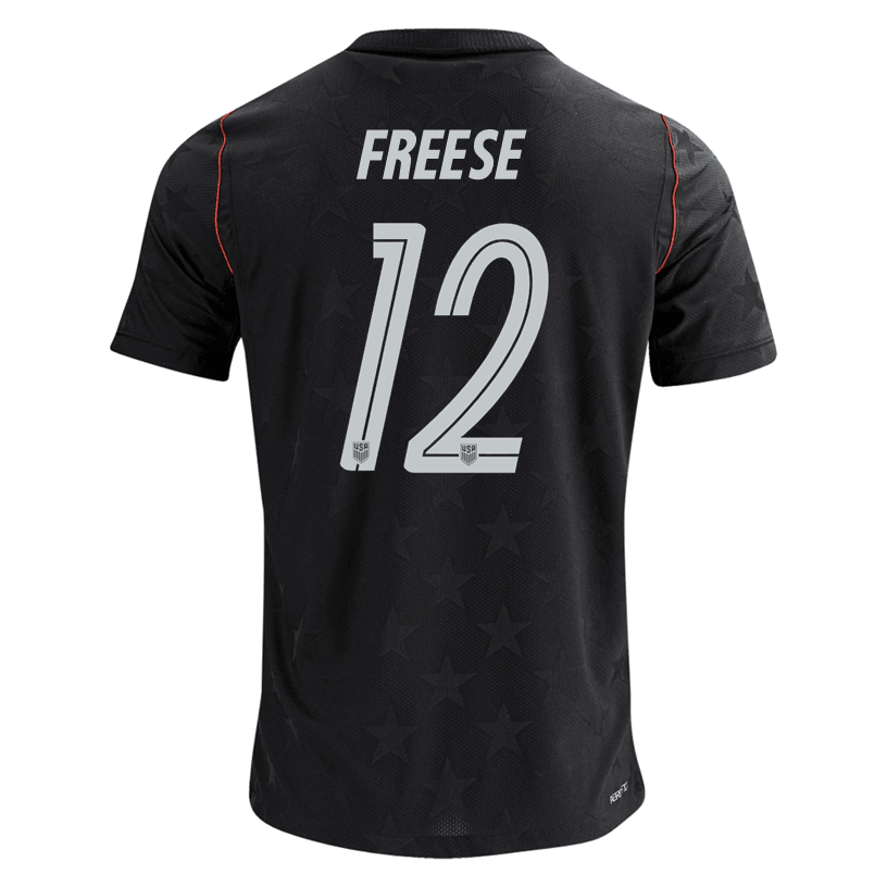 Nike Men's Freese United States Match Authentic Away Jersey 2026 (Dark Obsidian/Pure Platinum)