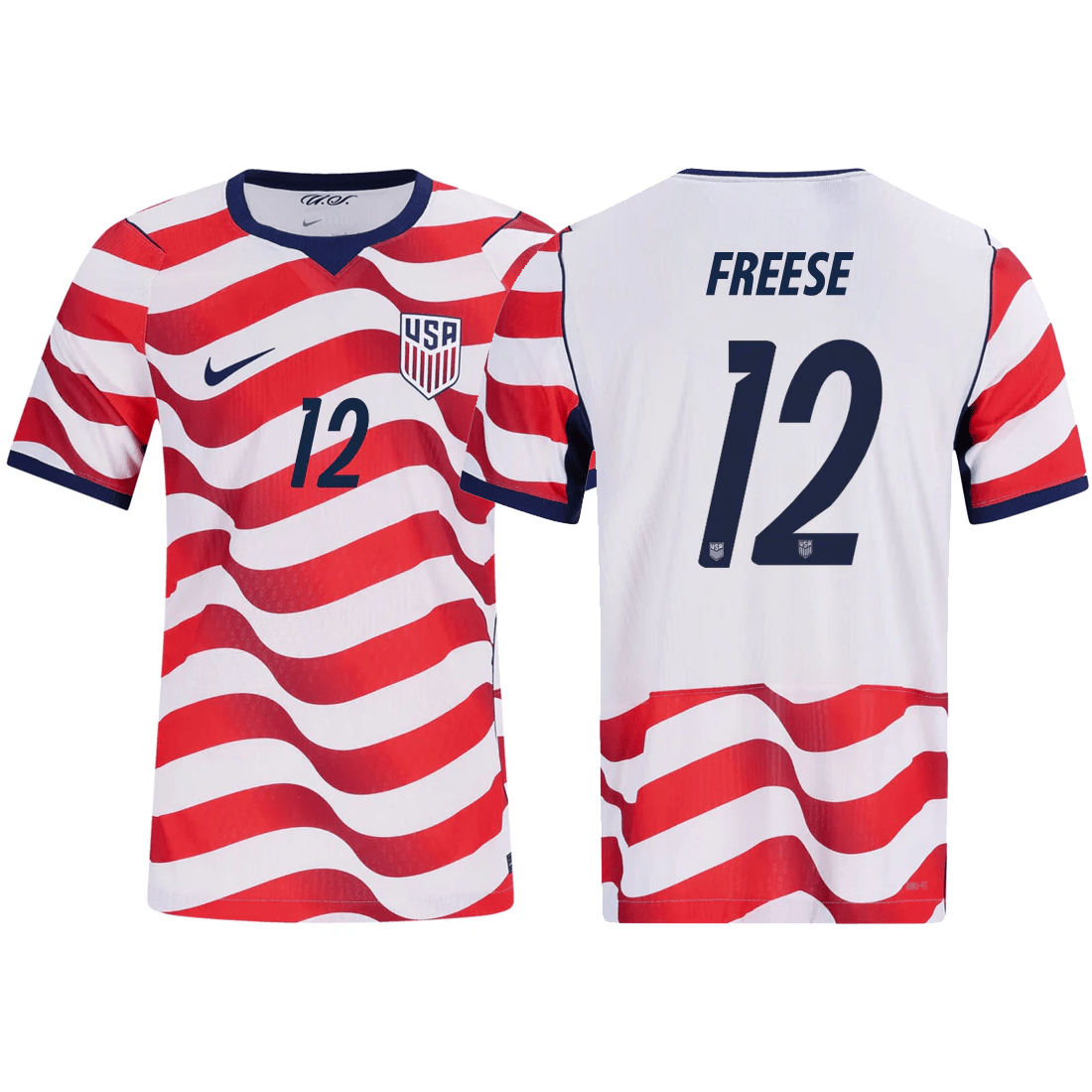 Nike Mens Freese United States Match Authentic Home Jersey 2026 (Sail/Midnight Navy)