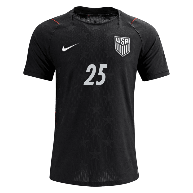 Nike Men's Luna United States Match Authentic Away Jersey 2026 (Dark Obsidian/Pure Platinum)