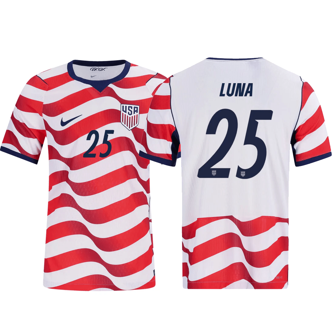 Nike Mens Luna United States Match Authentic Home Jersey 2026 (Sail/Midnight Navy)